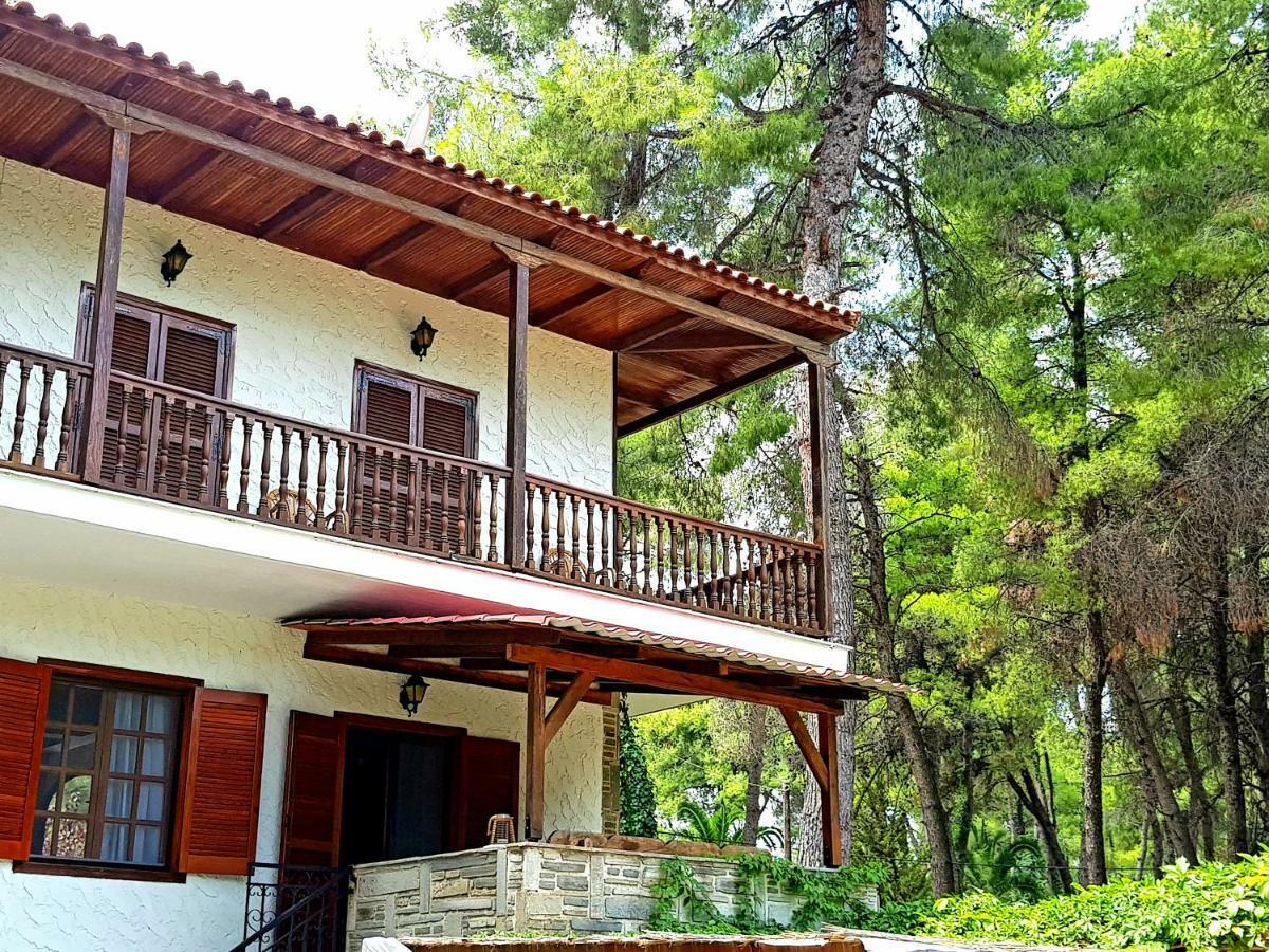 Wood And Stone Villa Sani  Exterior photo